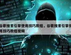 谷歌搜索引擎使用技巧教程，谷歌搜索引擎使用技巧教程视频