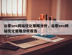 谷歌seo网站优化策略分析，谷歌seo网站优化策略分析报告