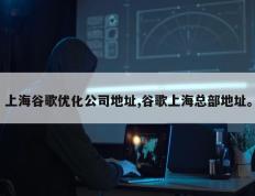 上海谷歌优化公司地址,谷歌上海总部地址。