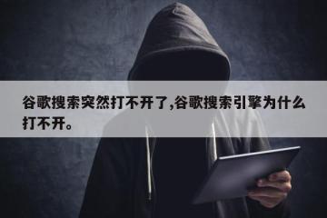 谷歌搜索突然打不开了,谷歌搜索引擎为什么打不开。