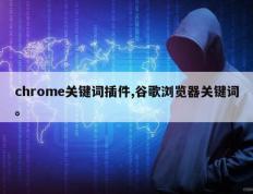 chrome关键词插件,谷歌浏览器关键词。