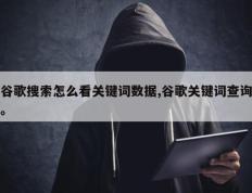 谷歌搜索怎么看关键词数据,谷歌关键词查询。