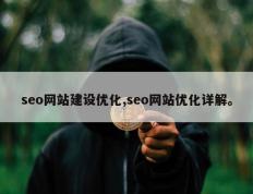 seo网站建设优化,seo网站优化详解。