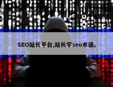 SEO站长平台,站长学seo术语。