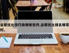 谷歌优化技巧有哪些软件,谷歌优化排名哪家好。