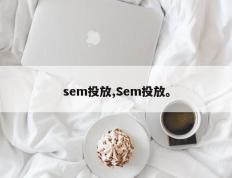 sem投放,Sem投放。