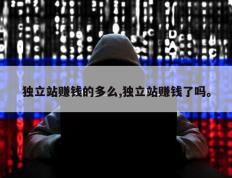 独立站赚钱的多么,独立站赚钱了吗。