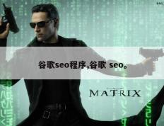 谷歌seo程序,谷歌 seo。
