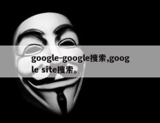 google-google搜索,google site搜索。