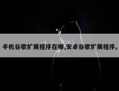 手机谷歌扩展程序在哪,安卓谷歌扩展程序。