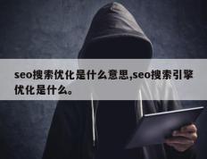 seo搜索优化是什么意思,seo搜索引擎优化是什么。