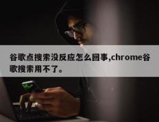 谷歌点搜索没反应怎么回事,chrome谷歌搜索用不了。