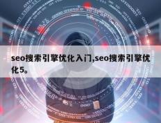 seo搜索引擎优化入门,seo搜索引擎优化5。