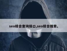 seo综合查询接口,seo综合搜索。