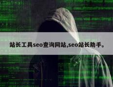 站长工具seo查询网站,seo站长助手。