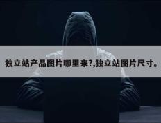 独立站产品图片哪里来?,独立站图片尺寸。