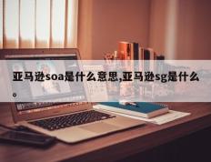 亚马逊soa是什么意思,亚马逊sg是什么。