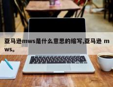 亚马逊mws是什么意思的缩写,亚马逊 mws。