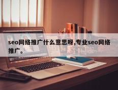 seo网络推广什么意思呀,专业seo网络推广。