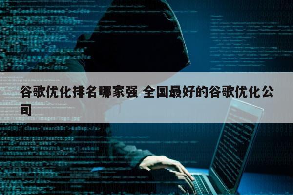 谷歌优化排名哪家强 全国最好的谷歌优化公司